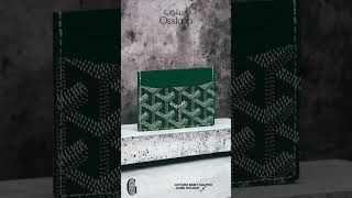 GOYARD SAINT SULPICE CARD HOLDER GREEN ossloop dubai goyard louisvuitton goyardbag chanel lv [upl. by Temple]