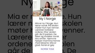 lærenorsk lærnorsk norskspråk historien learningnorwegian NiINorge [upl. by Ella]