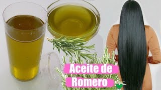 COMO HACER ACEITE DE ROMEROCrecimiento extremo del cabello en 1 Mes y Detener la Caida [upl. by Nonez108]