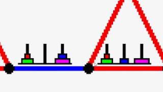 Fractals and Towers of Hanoi [upl. by Llertac]