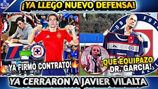 ¡NUEVO REFUERZO CRUZ AZUL CIERRA A JAVIER VILALTA EN LA DEFENSA  MARTINOLI SI VA CON CRUZ AZUL [upl. by Airahs]