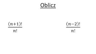 Silnia cz2 Uprość ułamek oblicz silnie [upl. by Chad262]