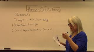 Heparin Calculations [upl. by Darton]