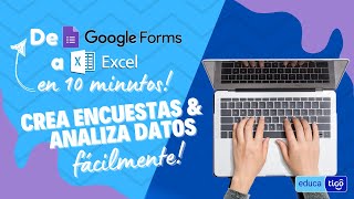 De Google Forms a Excel en 10 minutos crea encuestas y analiza datos fácilmente [upl. by Amek753]