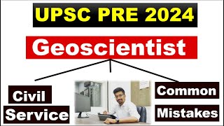 UPSC PRELIMS GeoScientist 2024 Live Test [upl. by Tonina435]