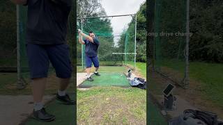 Who’s playing the 20 yard push off the tee 😮‍💨🥹 golfswing golf longdrive [upl. by Missi]