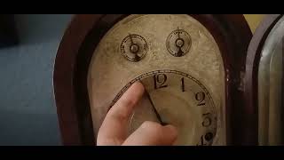 1910s German Mantle Clock Chiming video [upl. by Lynnette]