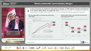 CIFRA DE POBREZA SERÍA UN MILLÓN 700 MIL MENOS SI SE HUBIERAN EJECUTADO PROYECTOS MINEROS [upl. by Werdna871]