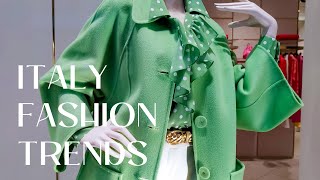 NEW SPRING 2024 FASHION TRENDS  ITALY [upl. by Peirsen]