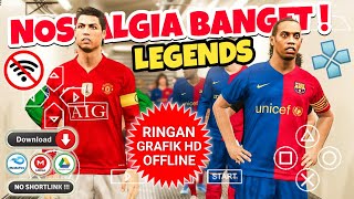 NOSTALGIA  REVIEW PES LEGENDS EDITION PPSSPP REAL FACE KAMERA PS5 amp GRAFIS HD DI ANDROID OFFLINE [upl. by Glanti]