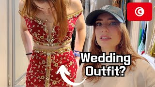 I Wore THIS to a Tunisian Wedding 💍 🇹🇳  Renting a Tabdila VOSTFR تبديلة [upl. by Hadleigh]