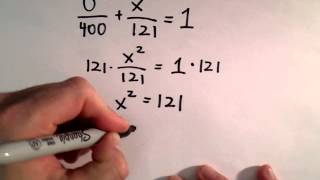 Conic Sections Ellipse  Find X and Y Intercepts [upl. by Ahsema]