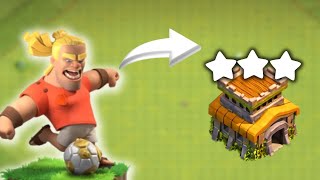 3 star Barbarian kicker attack strategy for th8 clash of clans [upl. by Nomma866]