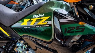 Nueva Yamaha XTZ 125 Edición Verde Militar Rines Black Murelli 🔥 [upl. by Trina]