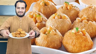 Pani Puri Recipe  Perfect Round Puffy Golgappay [upl. by Alecram]