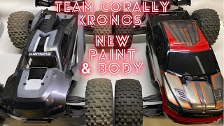 Team Corally Kronos XTR gets new paint and body options for Kronos 6s lipo running [upl. by Anella]