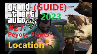 GTA Online  All Peyote Plant Locations 2023 AUTUMN [upl. by Sinnelg525]