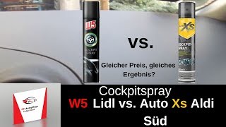 Cockpitspray W5 Lidl vs AutoXS Aldi Süd [upl. by Eirrehs]