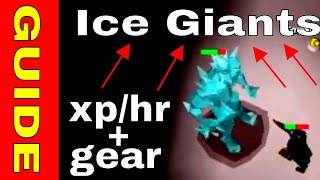 OSRS Ironman Guide to Wilderness Slayer Ice Giants Task  xphr and location [upl. by Llennor]