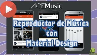 Reproductor de musica con Material Design  Motorola Moto G [upl. by Ardnazxela]