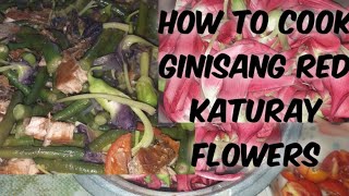 How to cook Ginisang Red Agati Sesbania FlowerRed Katuray Flower by Bernardos [upl. by Guinevere717]