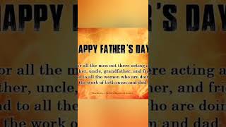 Happy fathers day 2024 Fathers day quotes fathers day wishesyoutubeshorts father fathersday [upl. by Shiller]