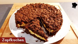 Omas Zupfkuchen Rezept  Russischer Zupfkuchen Quarkkuchen schnell und einfach gebacken [upl. by Enileve]