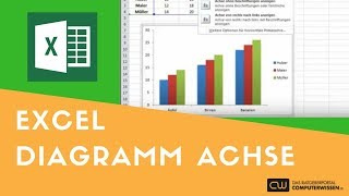 Excel Diagramm Achse  TUTORIAL [upl. by Arraik]