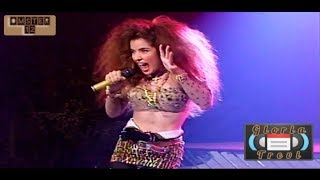 Gloria Trevi Zapatos Viejos Remastered En Vivo TLMNS 1994 HD [upl. by Lanti]