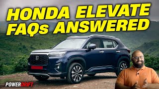 Honda Elevate Top 10 Questions Answered  PowerDrift [upl. by Farro948]