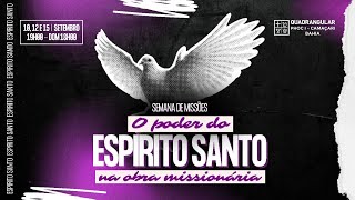 LIVE  CULTO DE MISSÕES  19h  12092024 [upl. by Irrehc]