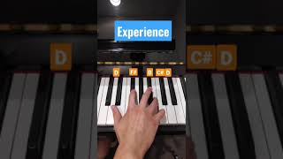 EXPERIENCE by EINAUDI piano tutorial shorts [upl. by Tteraj]