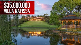 Villa Nafissa  35800000  Rancho Santa Fe  UPDATED [upl. by Annek]