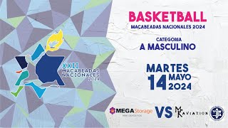 Mega Storage VS MK Aviation Macabi  Basketball A  14Mayo2024 [upl. by Michaela403]