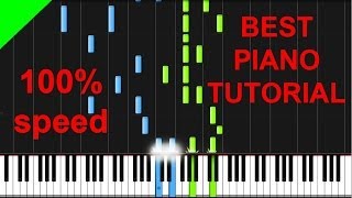 Fly  Ludovico Einaudi quotIntouchablesquot piano tutorial [upl. by Ortrude]