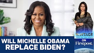 US Election Michelle Obama only Democrat to beat Trump in New Poll  Vantage with Palki Sharma [upl. by Baler]