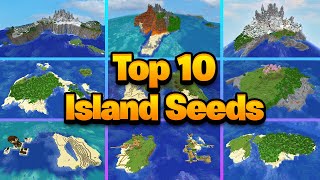 Top 10 Best Minecraft Island Seeds [upl. by Eiramacissej]