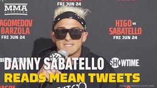 Danny Sabatello Reads Mean Fan Tweets  Bellator 282  MMA Fighting [upl. by Anuaf]