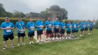 Rathcoole Protestant Boys FB Memorial Service at the Sporting Battalion Memorial Hearts FC [upl. by Johnsson]