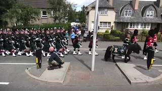 The Linlithgow Marches 2019  The Royal Regiment of Scotland  Part 15 4KUHD [upl. by Annahsed]