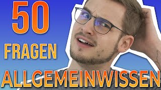 50 Fragen  ALLGEMEINWISSEN [upl. by Laughlin257]