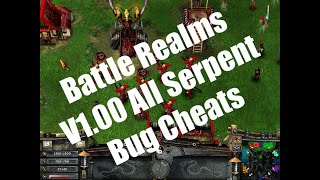 Battle Realms V100 Serpent all Bug Cheats 720p60 [upl. by Galer208]