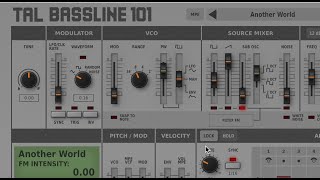 TAL BassLine 101  New Features [upl. by Llij]