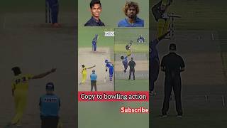 Malinga bowling action copy PatiRana l shorts video shortsuploaded l [upl. by Sacks]