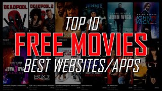 Top 10 Best FREE MOVIE WEBSITES to Watch Online [upl. by Shafer]