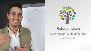 Referat halten Geheimtipp für dein Referat [upl. by Renata]