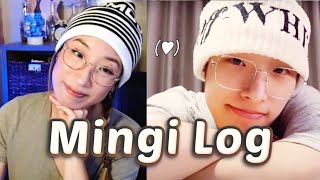 ATEEZ 에이티즈 log1DAY VLOG in the US MINGI 🦒 MINGKI REACTION [upl. by Haughay]