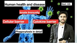 neetug NCERT immunity  innate Immunity cellular and cytokine barrier lec 10 by Dr Akash [upl. by Ssilb183]