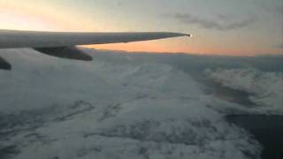 SAS Scandinavian Airlines SK4417 Tromsø  Oslo Takeoff amp Landing [upl. by Gui]