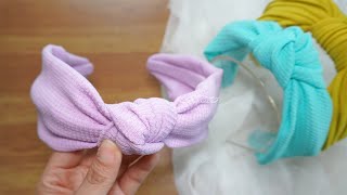 PERFECT Knotted Headband ❤️ COMFORTABLE TIDY and NEAT A Guide to Make Knot Headband [upl. by Adnicul]